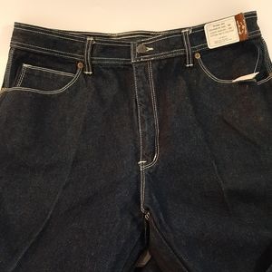 Vintage Men's Jacques Bernard Blue Jeans Size 38 x 33 100% Cotton K-Mart NOS